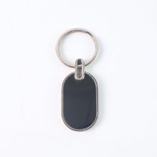 Monogram Edge Silver & Black Key Holder
